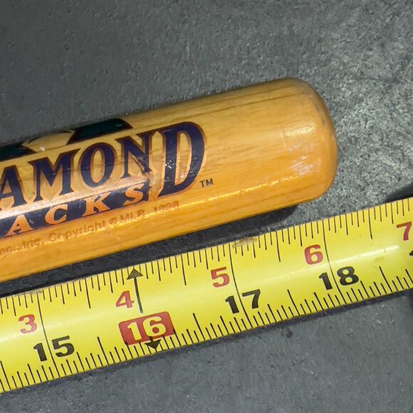 Vintage 90s Arizona Diamondbacks 1998 Souvenir Mini Baseball Bat 18" - Picture 4 of 4
